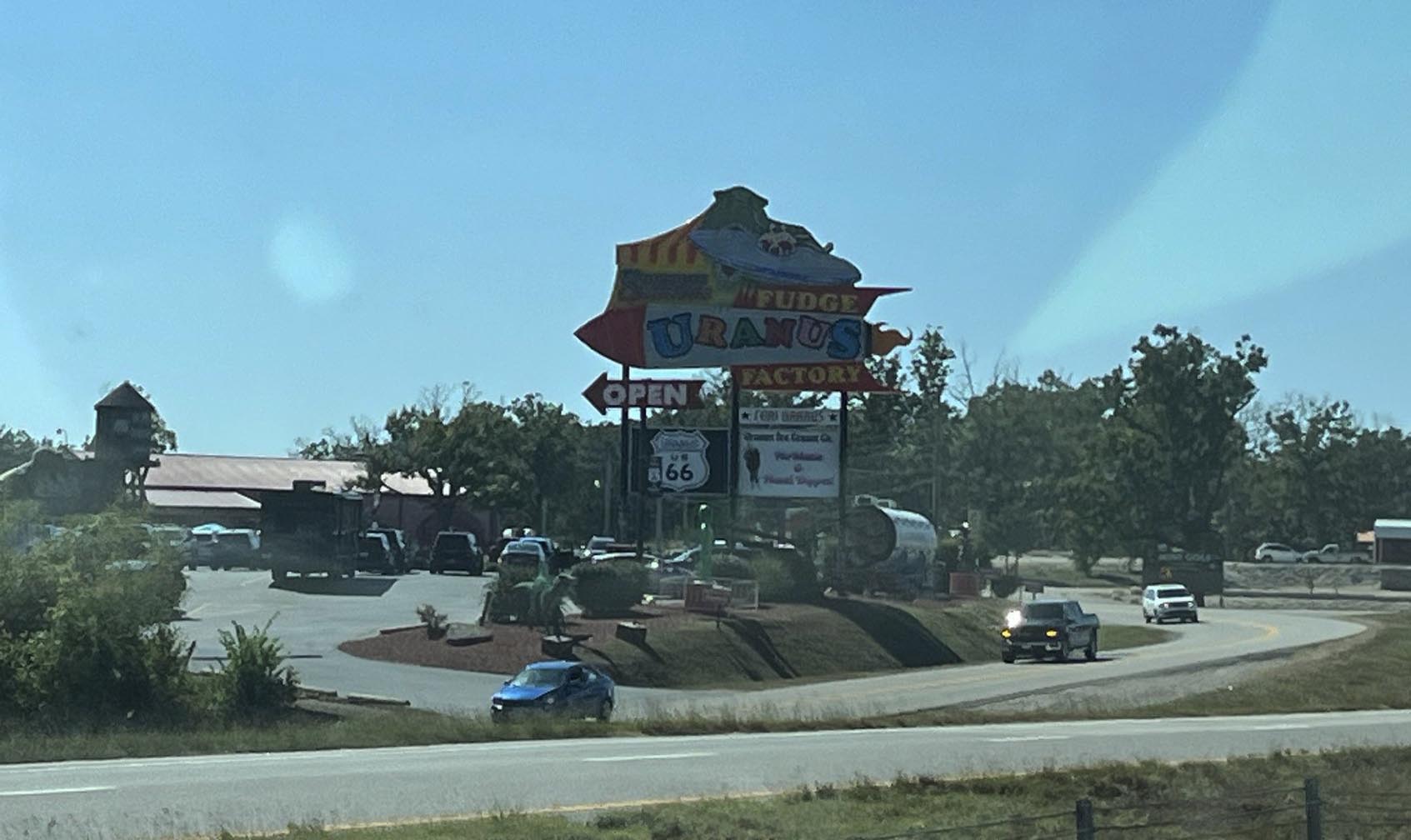 Missouri's Butt joke-laden claim to fame, Uranus Fudge Factory.