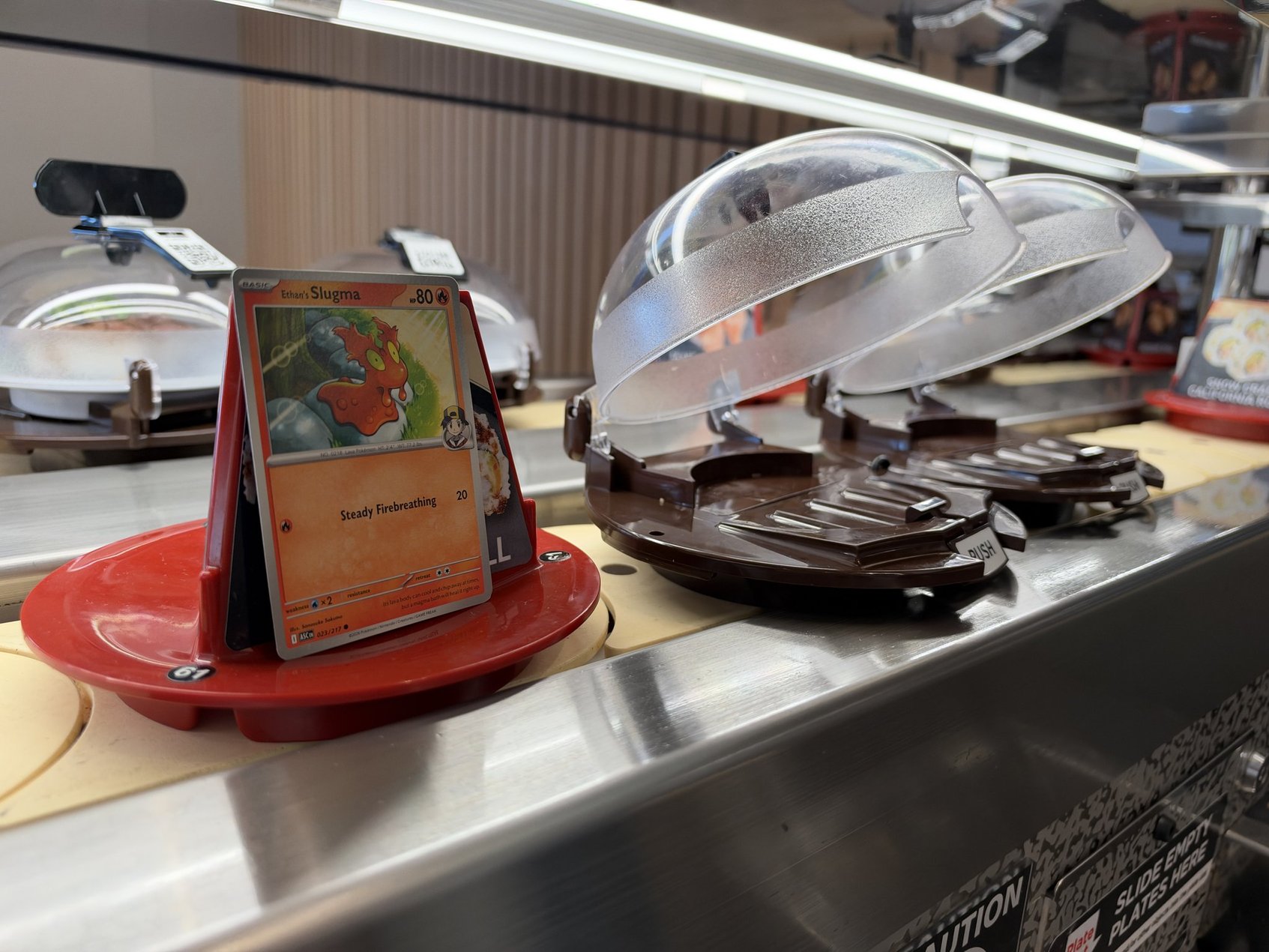 ~Slugma spotting on the Sushi Conveyor Belt!~