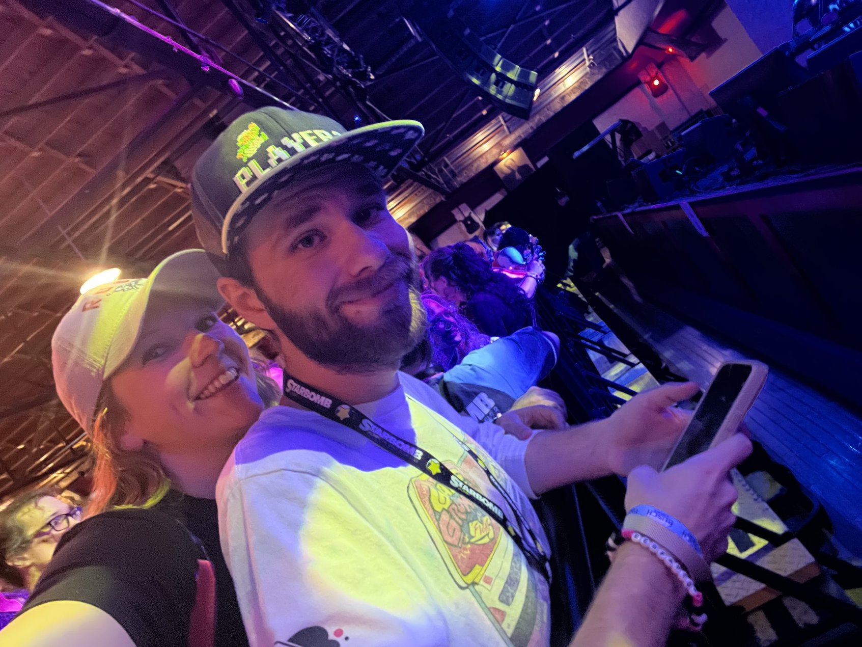 Two nerds in love doing what they do best.