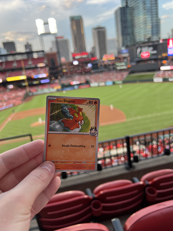 Slugma sighting at Busch Stadium!